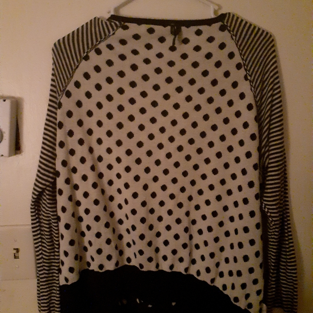 Polka dot cardigan